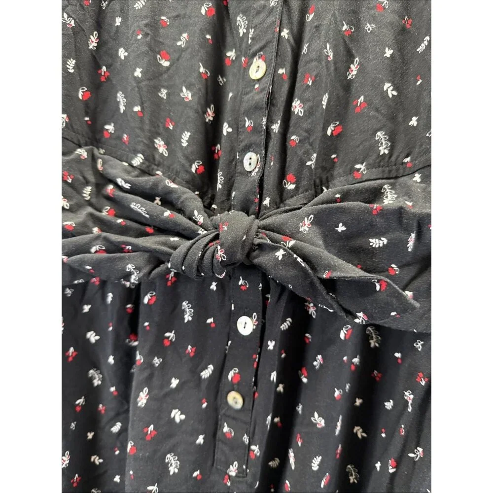 J. Jill Women Jumpsuit XL Petite Ditsy Bohemian Casual Floral Lagenlook Wide Leg